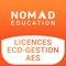 L’application de référence entièrement GRATUITE pour APPRENDRE et REVISER sa LICENCE d’ECO GESTION et AES avec des fiches de COURS et des QUIZ CORRIGÉS entièrement disponibles HORS-CONNEXION