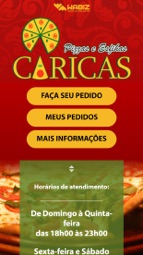 Pizzaria Caricas Captura de tela 1