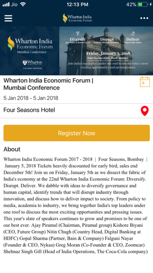 Wharton India Economic Forum(圖3)-速報App