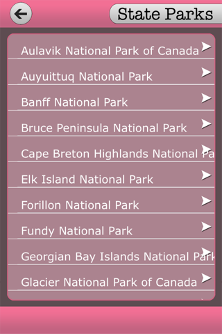 Canada - State Parks Guide screenshot 4