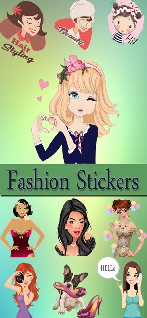 Girl Fashion Stickers