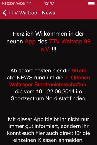 TTV Waltrop screenshot 2