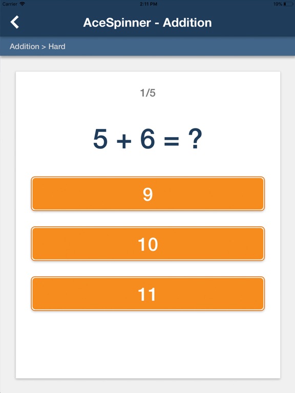 Ace Spinner Math Games Lite screenshot 8
