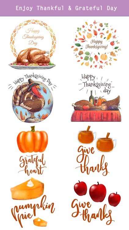 Thanksgiving Watercolor Set