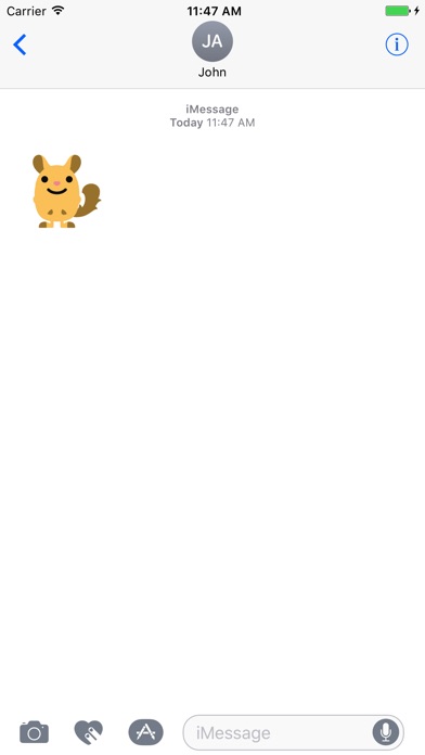 Chinchilla stickers pet emoji screenshot 4