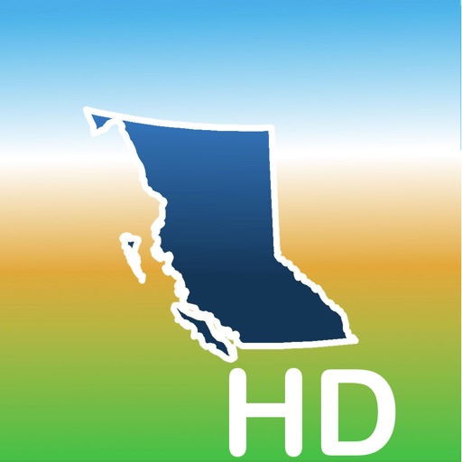Aqua Map Br. Columbia Lakes HD
