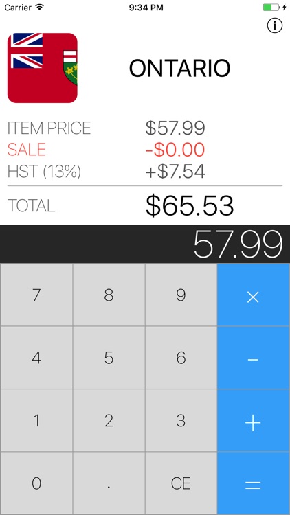 Sales Tax Calculator - Canada
