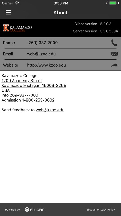 Kalamazoo College screenshot-4