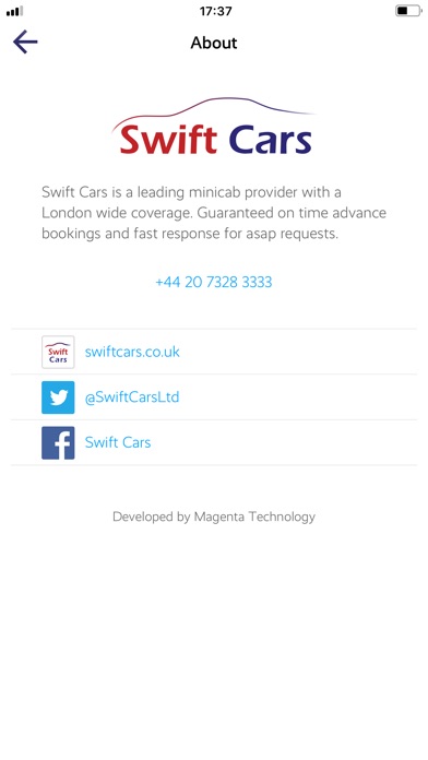 Swift Cars London Minicabs screenshot 4
