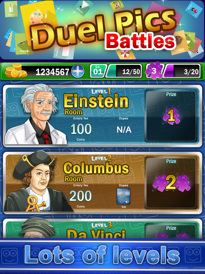 Duel picto battles, pics game