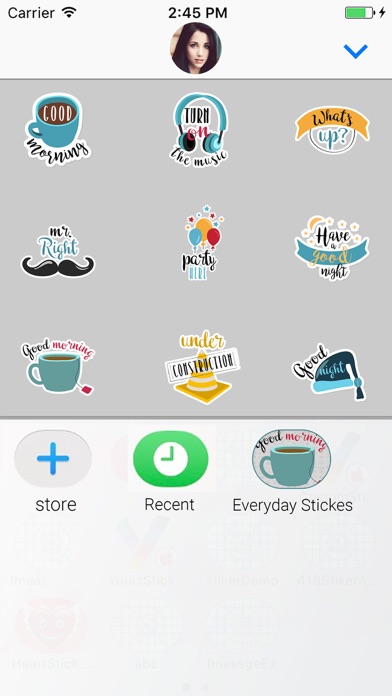 Everyday Animated Text Sticker screenshot 4