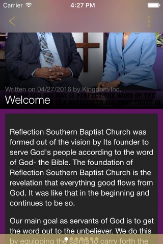 Reflections Southern Baptist screenshot 2