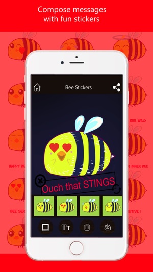 Busy Bee Pun Stickers(圖1)-速報App