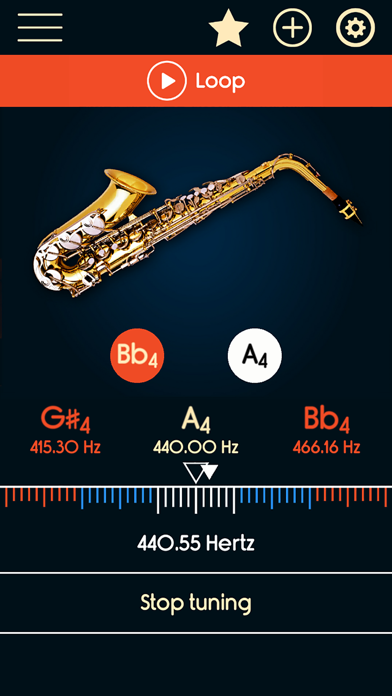 Saxophone Tuner screenshot1