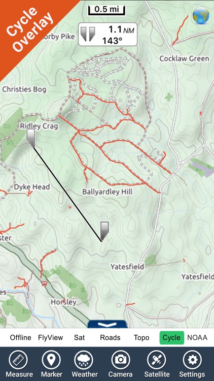 Northumberland National Park - GPS Map Navigator screenshot-4