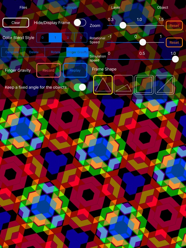 Kaleidoscope geometric Art - physical simulation(圖2)-速報App