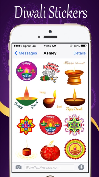 Happy Diwali Stickers screenshot 2
