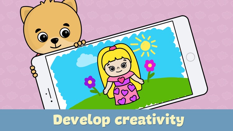 Baby coloring book for kids 2+