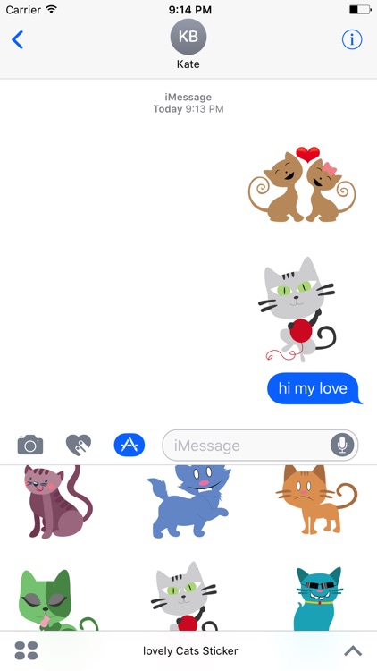 lovely Cats Sticker