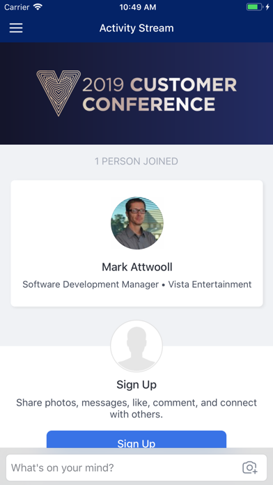 Vista Group Conference 2019 screenshot 3