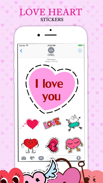 Lovely Heart Stickers