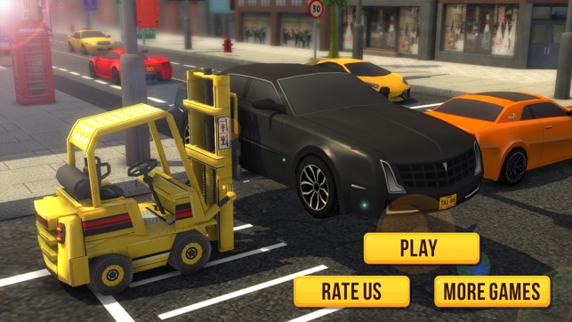 3D Police Forklift Simulator Challenge 2