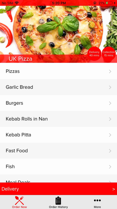 How to cancel & delete UK Pizza Spalding from iphone & ipad 1