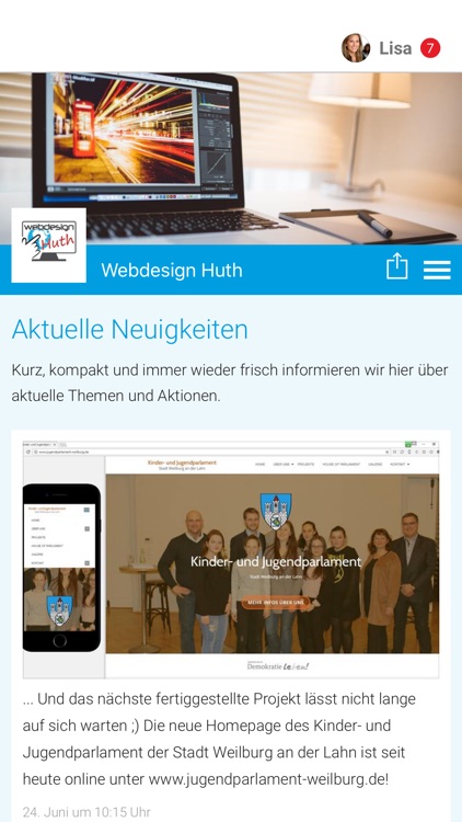 Webdesign Huth