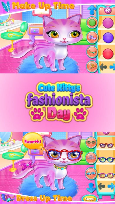 Cute Kitty Fashionista Day screenshot 3