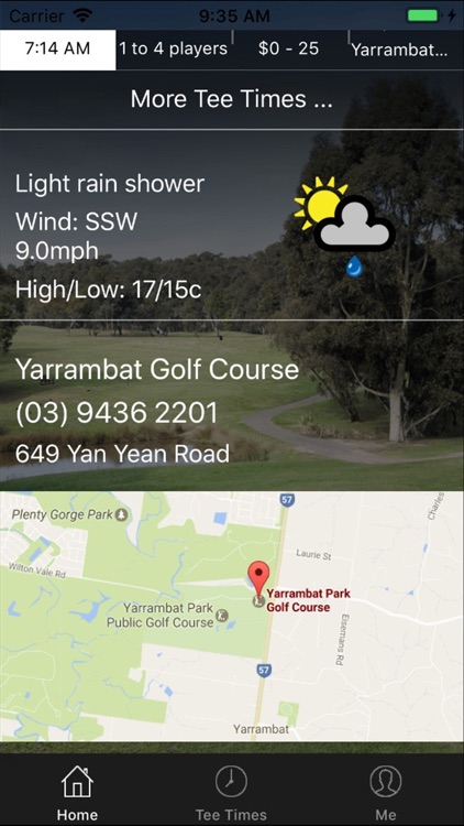 Yarrambat Golf Tee Times