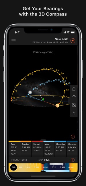 Sun surveyor sun moon free iphone ipad app market