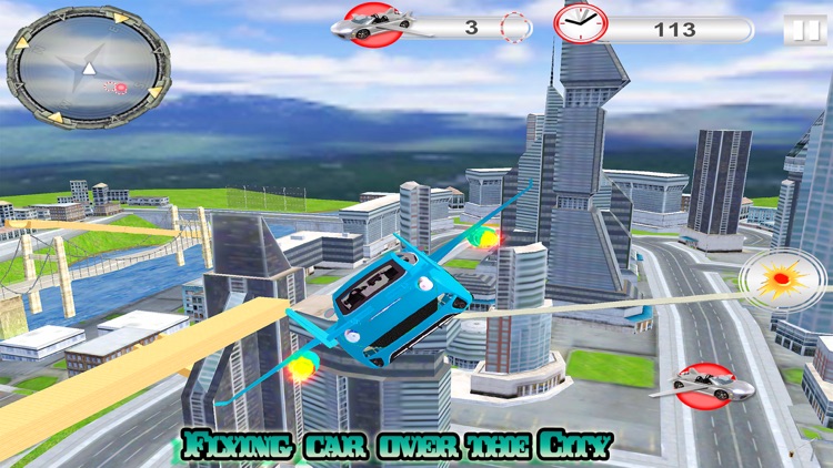 Ultimate Flying Car Sims 2017 screenshot-3