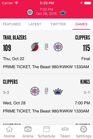 LA Clippers screenshot 4