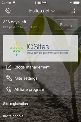 IQSites - náhled