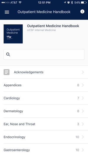 UCSF Outpatient Medicine Handbook(圖2)-速報App