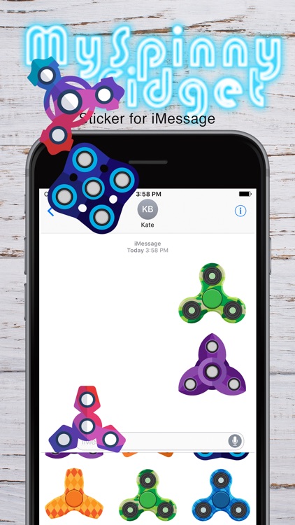 My Spinny Fidget – a Real Stickers