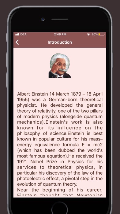 Albert Einstein - Thoughts screenshot 2