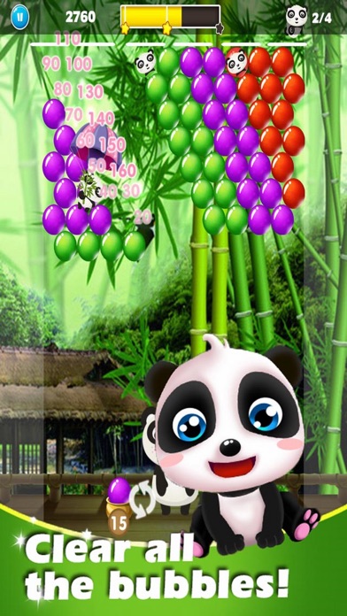 Family Panda Bubble Play screenshot 3