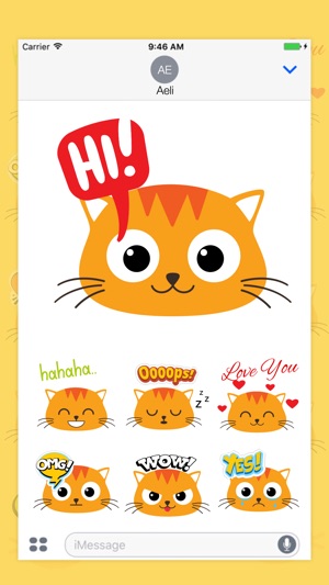 Animated CAT HEADS Stickers - CatsEmoji(圖1)-速報App