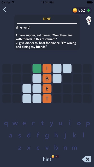 Swee crosswords bookworm boy screenshot 3