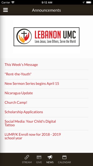 Lebanon UMC App(圖3)-速報App