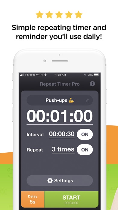 Repeat Timer Pro screenshot1