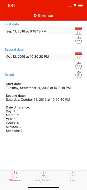 Acana Date Calculator