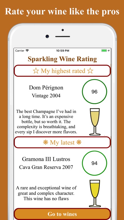 Sparkling Wine Rating