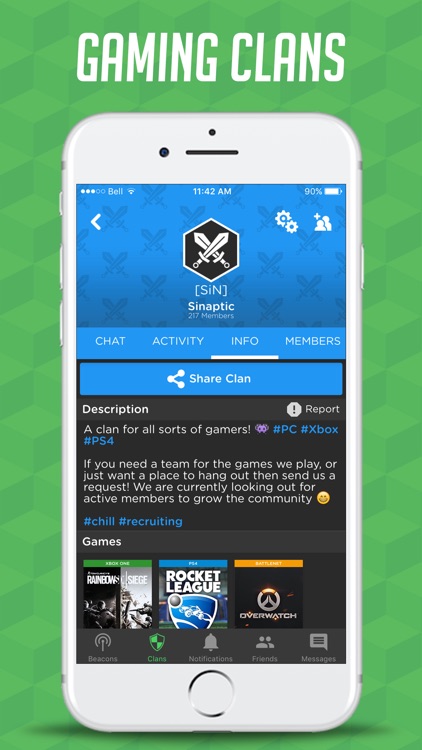 GamerLink - LFG & Clan Chat! screenshot-3