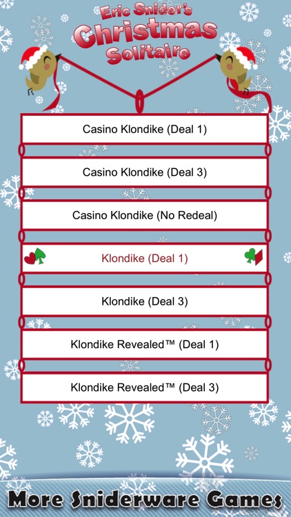 Christmas Solitaire Lite