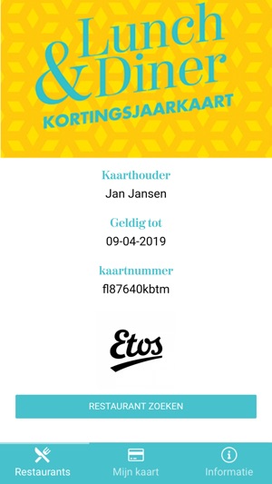 Lunch & Diner Kortingskaart(圖3)-速報App