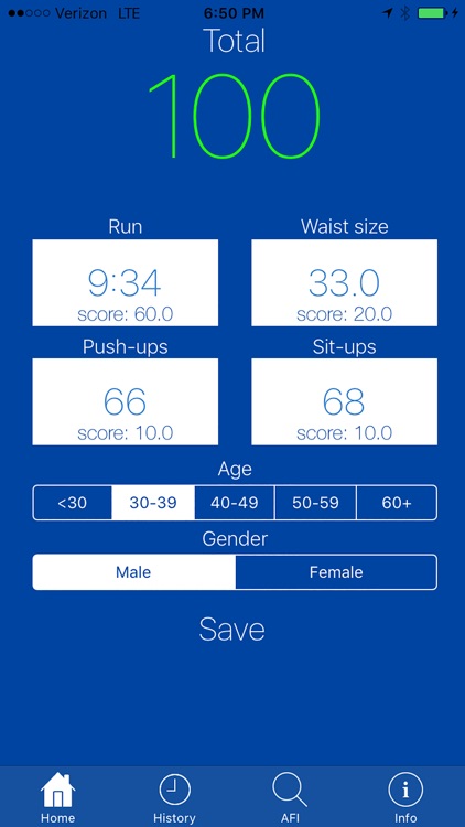 PFT Scores screenshot-0