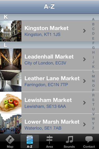 London Market Guide screenshot 3