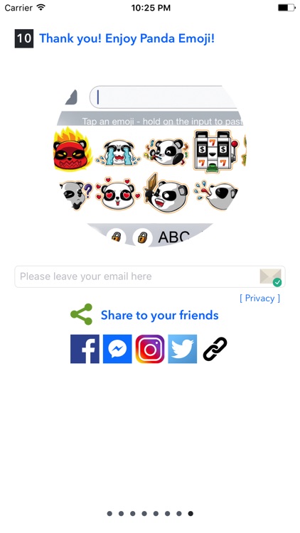 Funny Panda - Emoji Keyboard screenshot-5